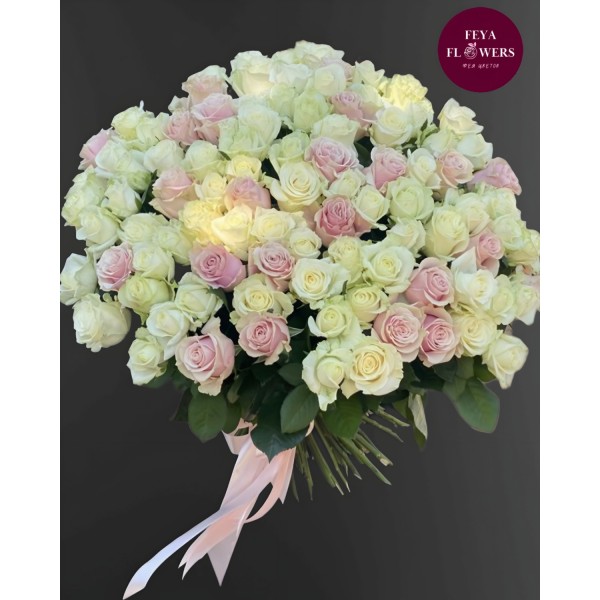 Bouquet of 201 Mixed Roses